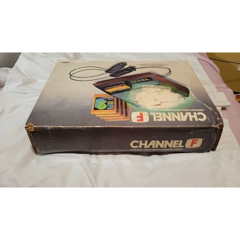 Fairchild Channel F Video Game Console w/ Original Box - Untested/For Parts